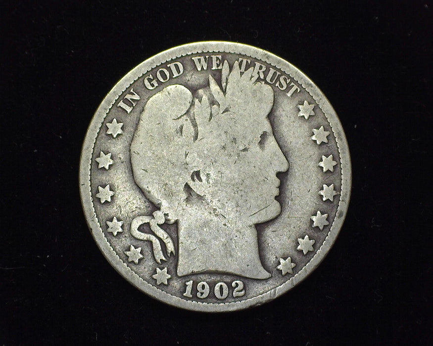 1902 S Barber Half Dollar G - US Coin