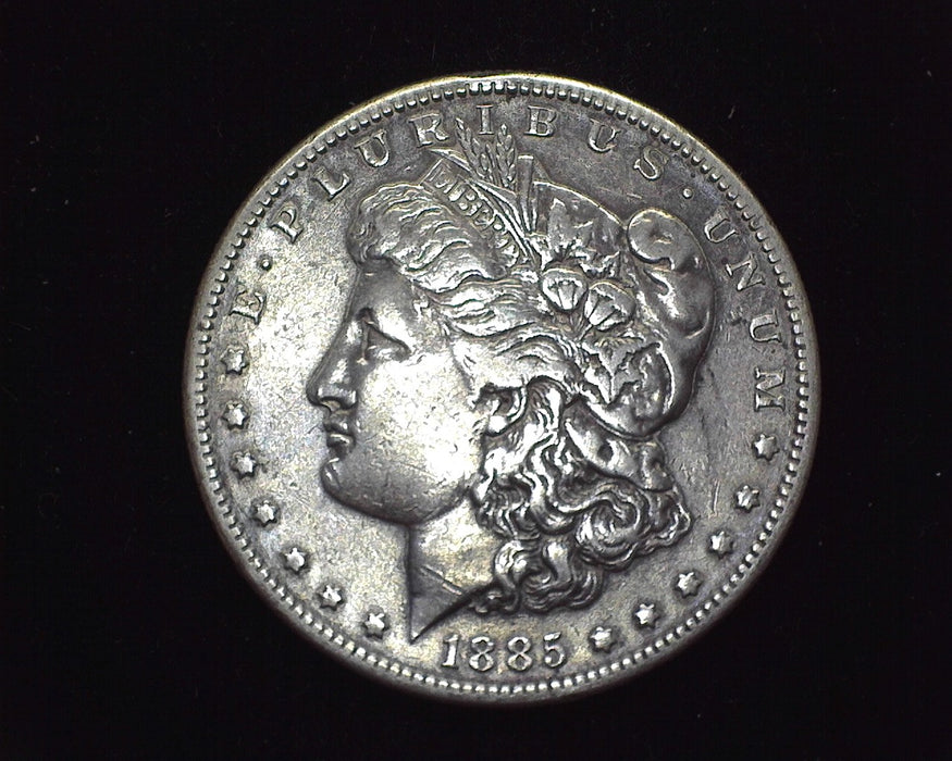 1885 S Morgan Dollar VF/XF Cleaned - US Coin