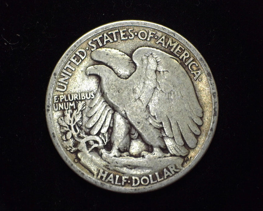 1917 D Liberty Walking Half Dollar VG Reverse - US Coin