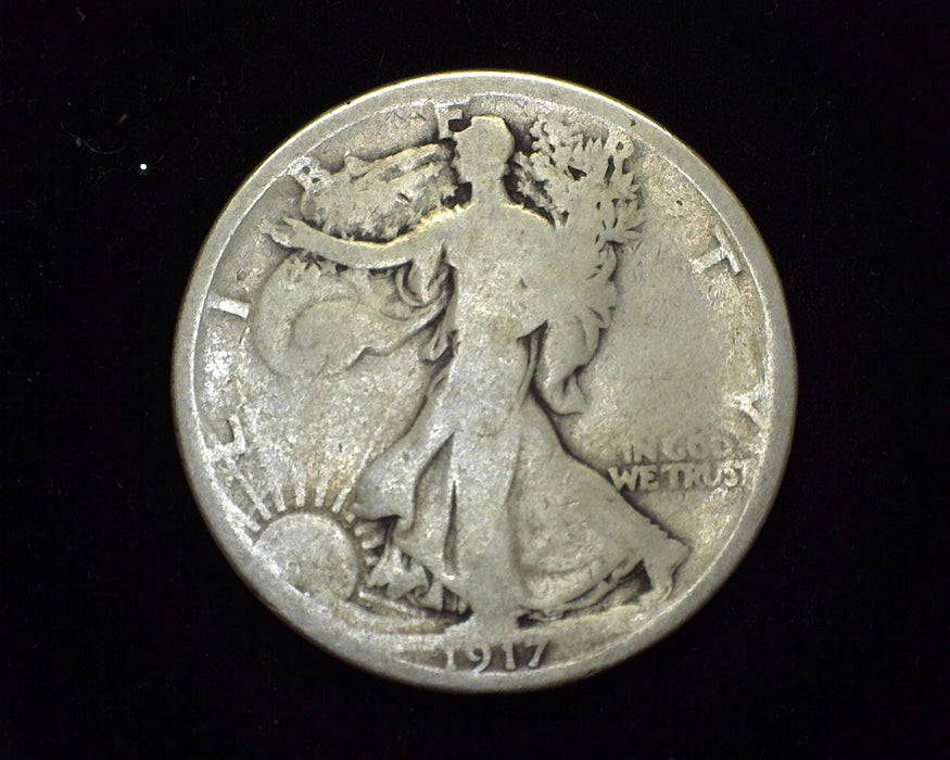 1917 S Liberty Walking Half Dollar G Reverse - US Coin