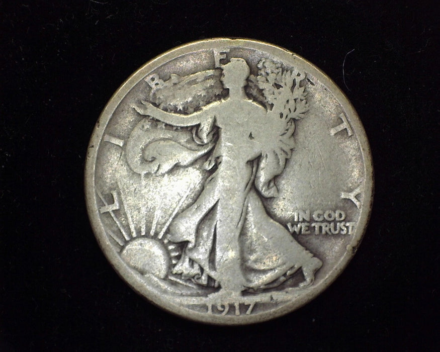 1917 S Liberty Walking Half Dollar G Reverse - US Coin