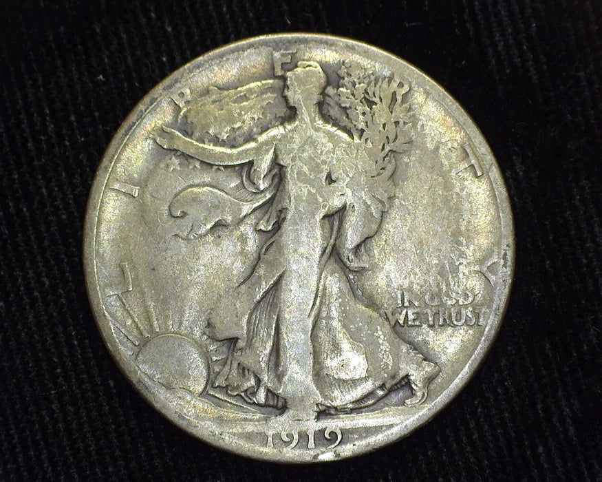 1919 D Liberty Walking Half Dollar G - US Coin