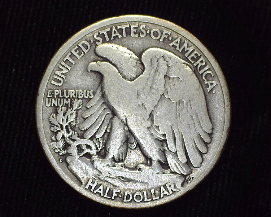 1920 D Liberty Walking Half Dollar VG - US Coin