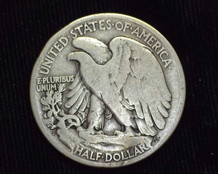 1921 S Liberty Walking Half Dollar VG - US Coin