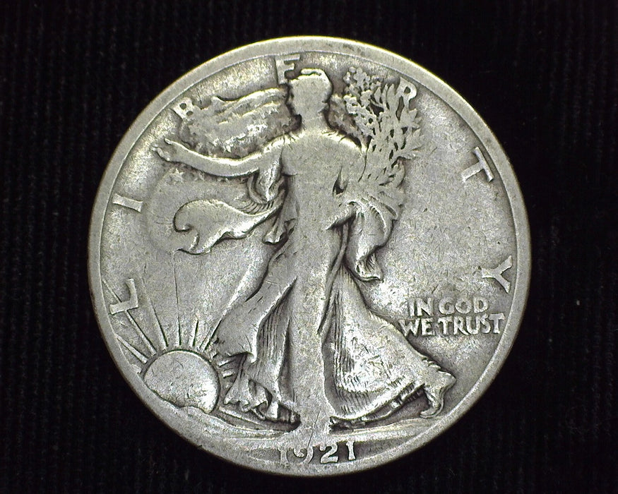 1921 S Liberty Walking Half Dollar VG - US Coin