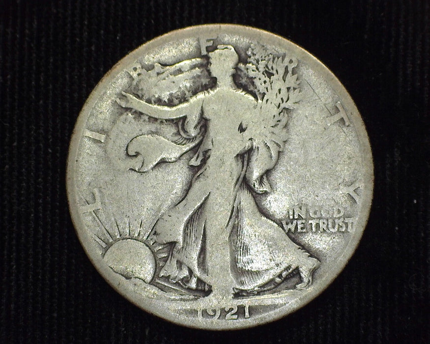 1921 S Liberty Walking Half Dollar VG - US Coin