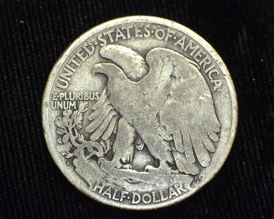 1929 D Liberty Walking Half Dollar VG - US Coin