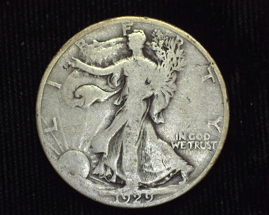 1929 D Liberty Walking Half Dollar VG - US Coin