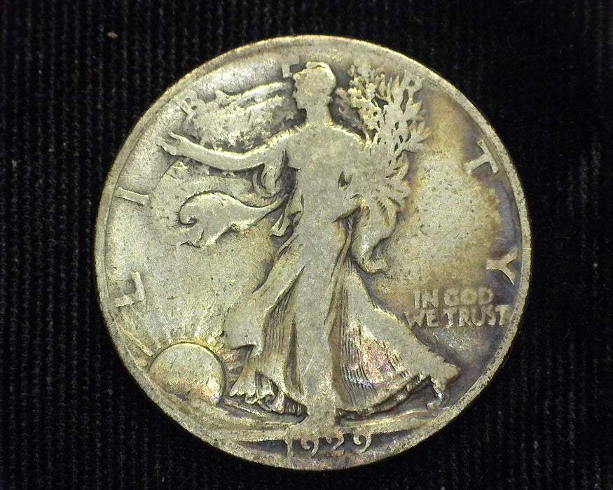 1929 S Liberty Walking Half Dollar VG - US Coin