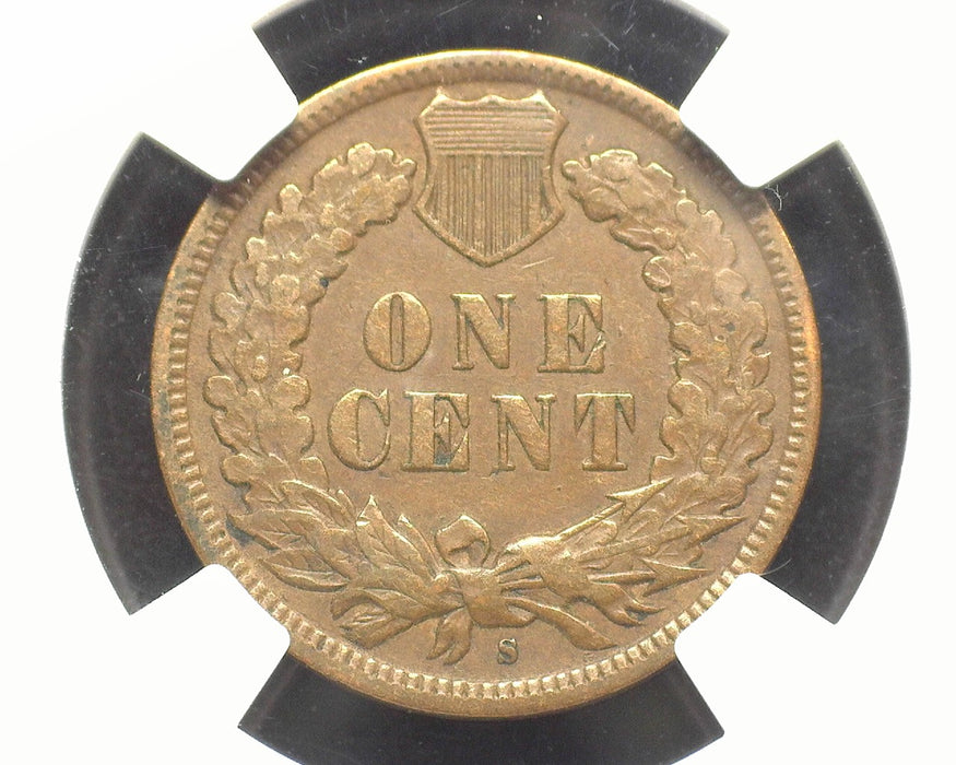 1908 S Indian Head Penny/Cent XF 45 BN NGC - US Coin