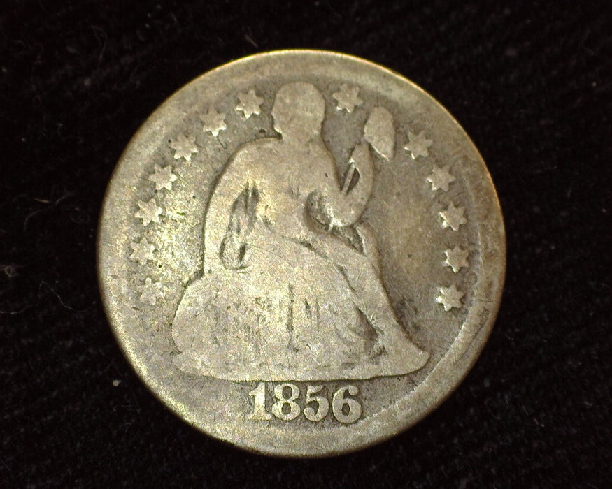 1856 Liberty Seated Dime G - US Coin