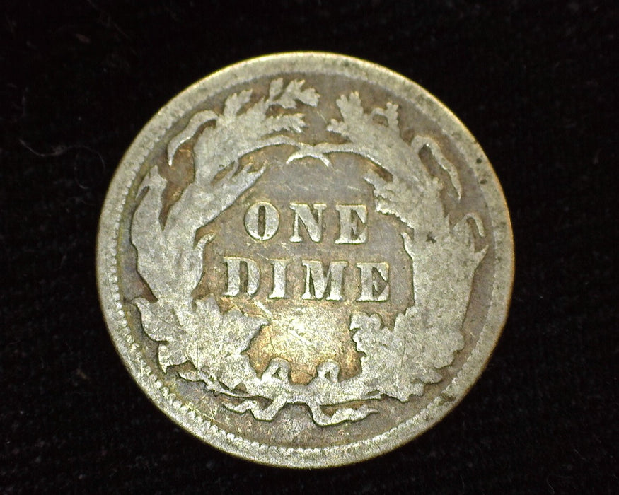 1877 Liberty Seated Dime F - US Coin