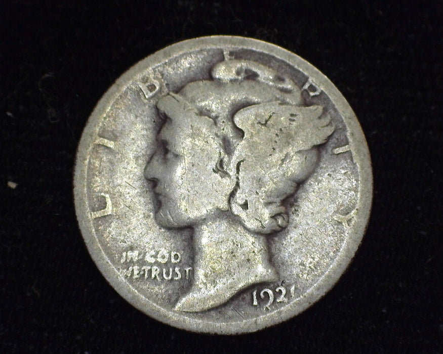 1921 Mercury Dime G - US Coin