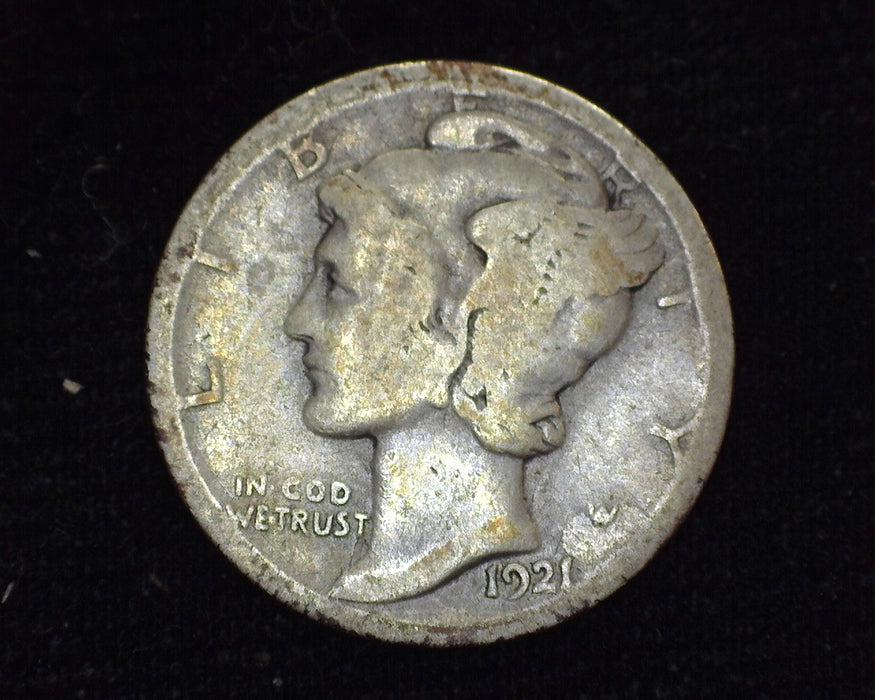 1921 D Mercury Dime G - US Coin