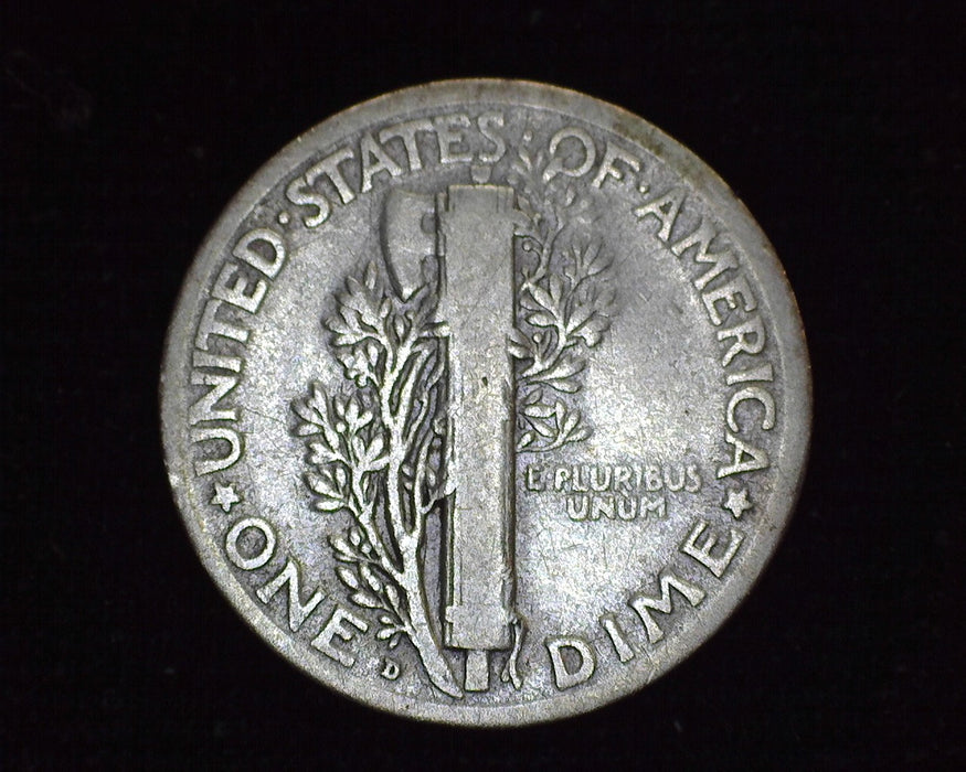 1921 D Mercury Dime VG - US Coin