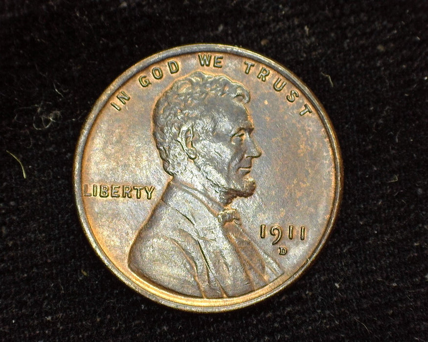 1911 D Lincoln Wheat Penny/Cent AU - US Coin