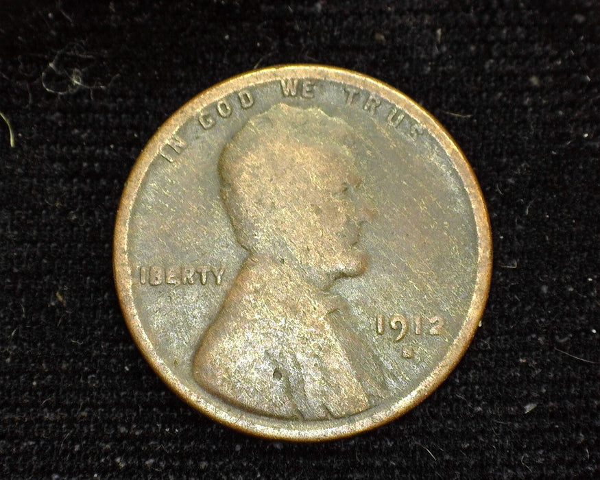 1912 S Lincoln Wheat Penny/Cent G - US Coin