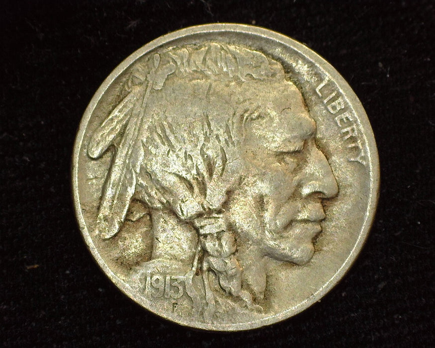 1913 Type 1 Buffalo Nickel F - US Coin