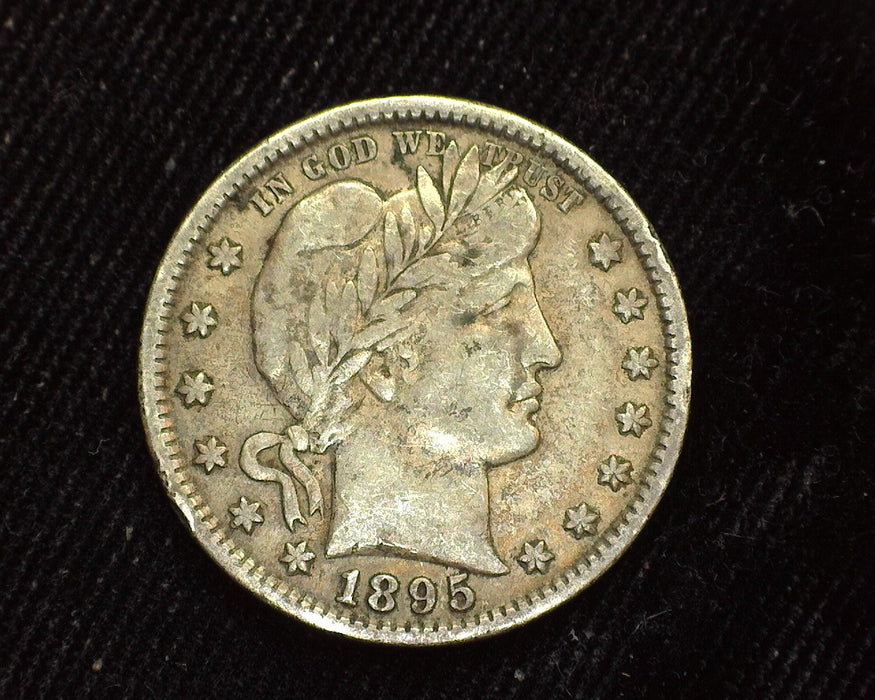 1895 Barber Quarter F/VF - US Coin