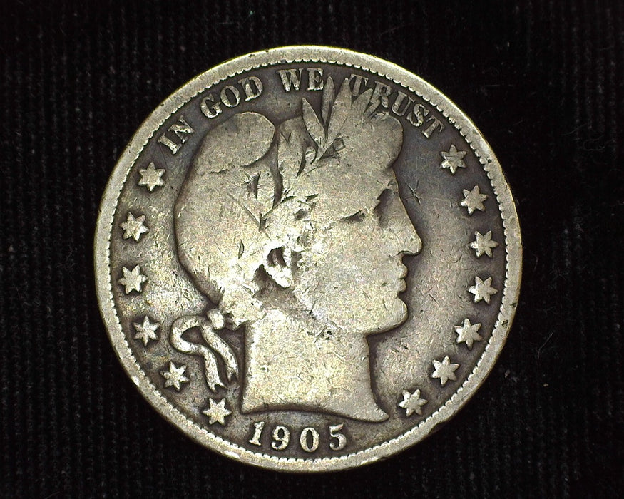 1905 S Barber Half Dollar VG - US Coin