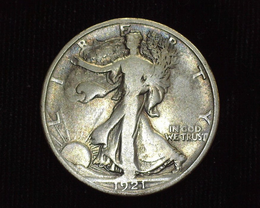 1921 D Liberty Walking Half Dollar VG - US Coin