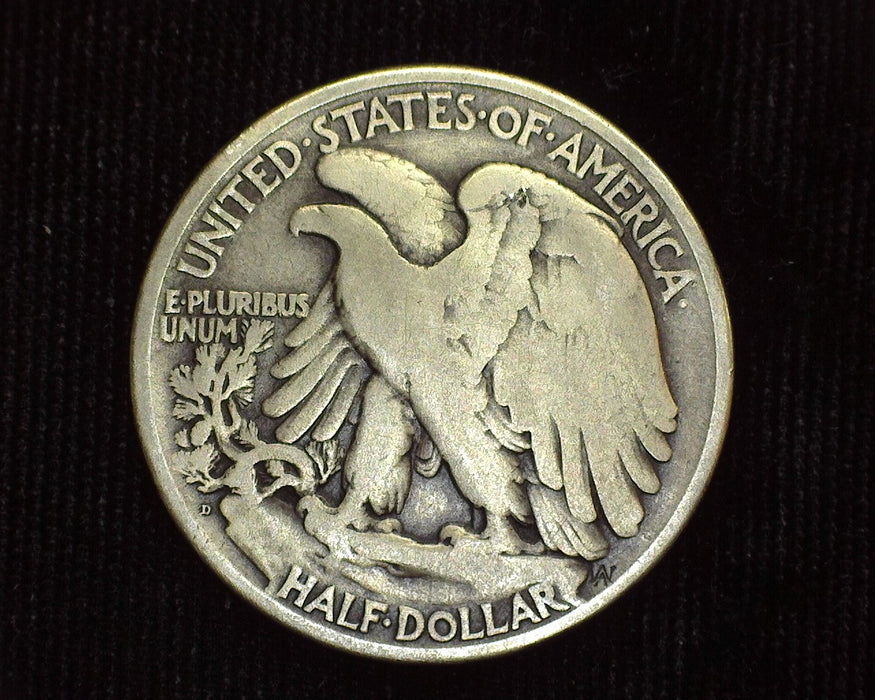 1921 D Liberty Walking Half Dollar VG - US Coin