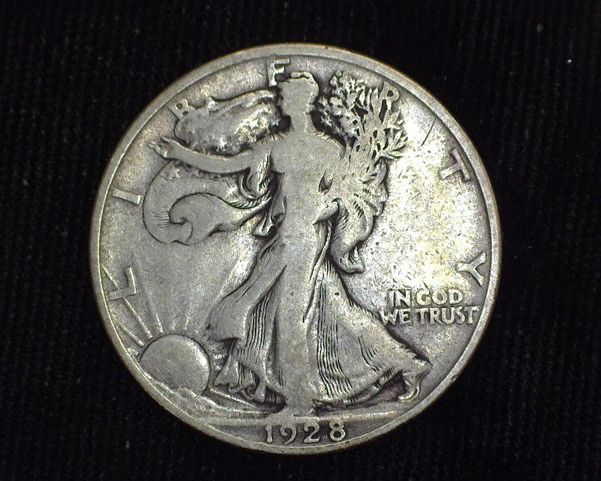 1928 S Liberty Walking Half Dollar VG/F - US Coin