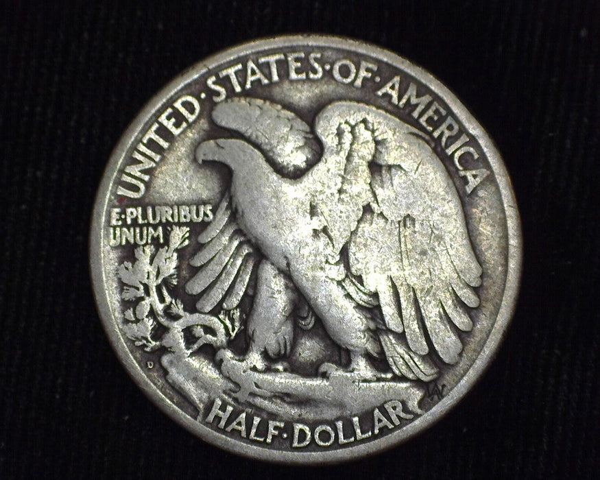 1929 D Liberty Walking Half Dollar VG - US Coin