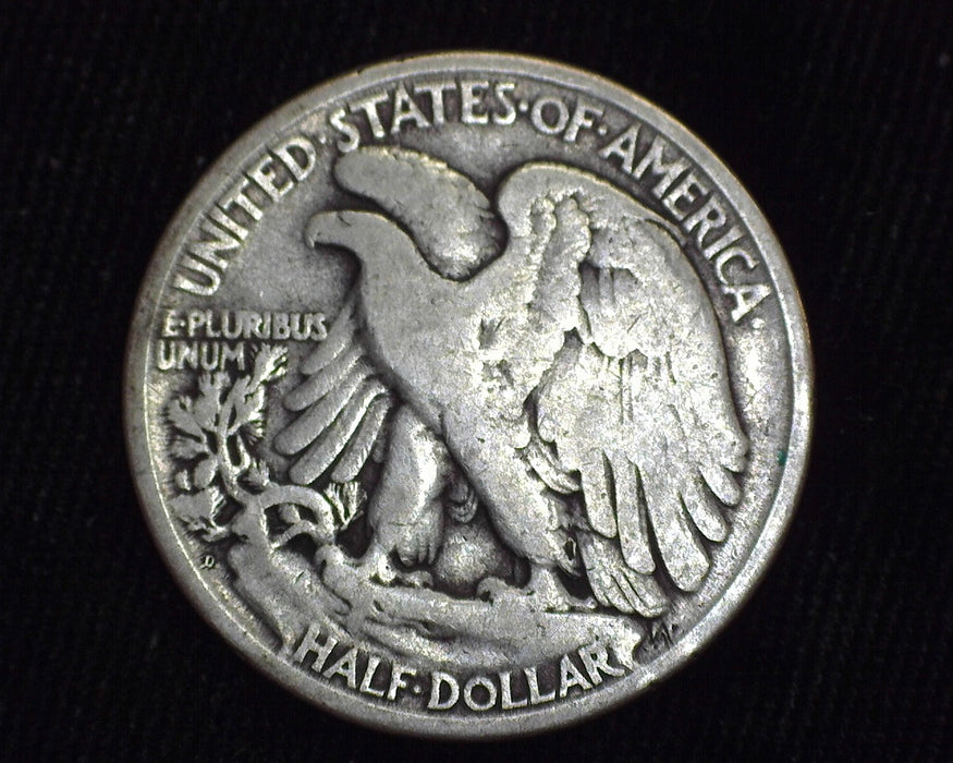 1929 D Liberty Walking Half Dollar VG/F - US Coin