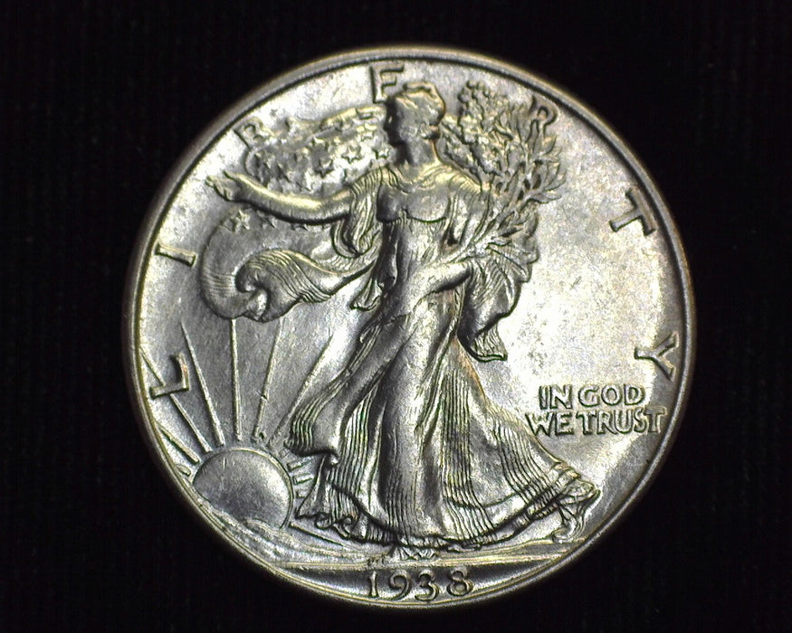 1938 D Liberty Walking Half Dollar XF/AU - US Coin