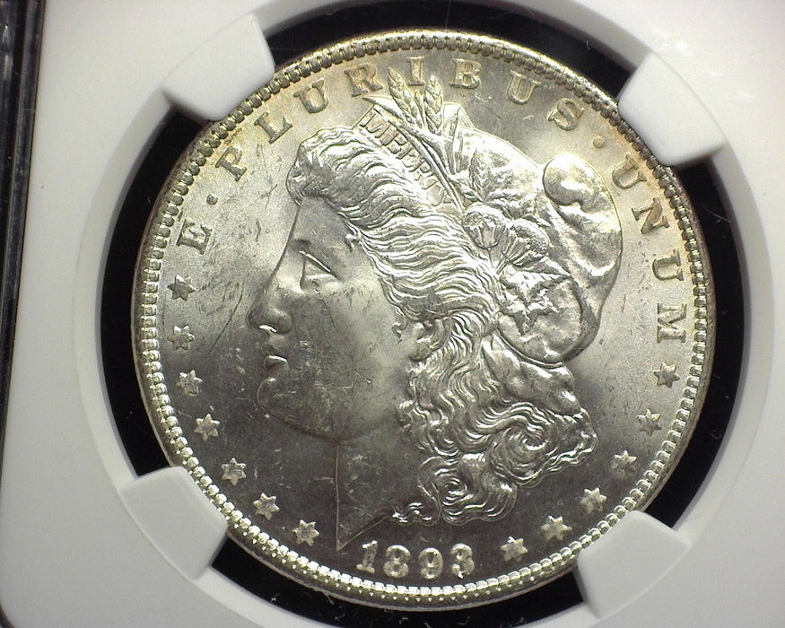 1893 Morgan Silver Dollar NGC MS 63+ - US Coin