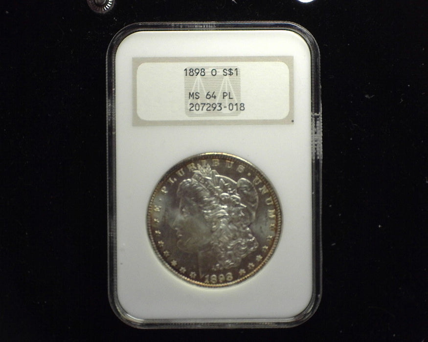 1898 O Morgan Silver Dollar NGC MS 64 PL - US Coin