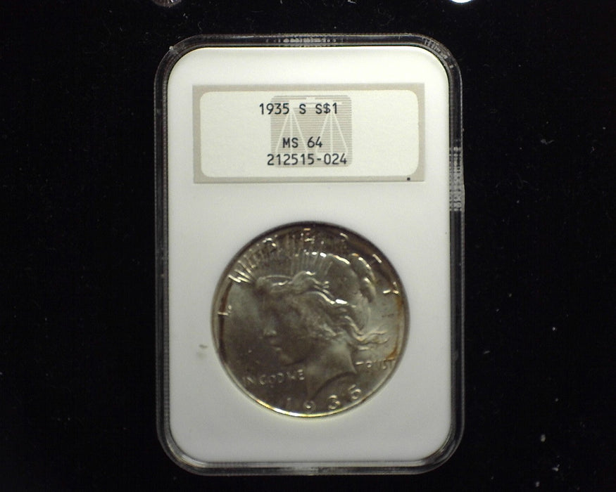 1935 S Peace Dollar NGC MS 64 - US Coin