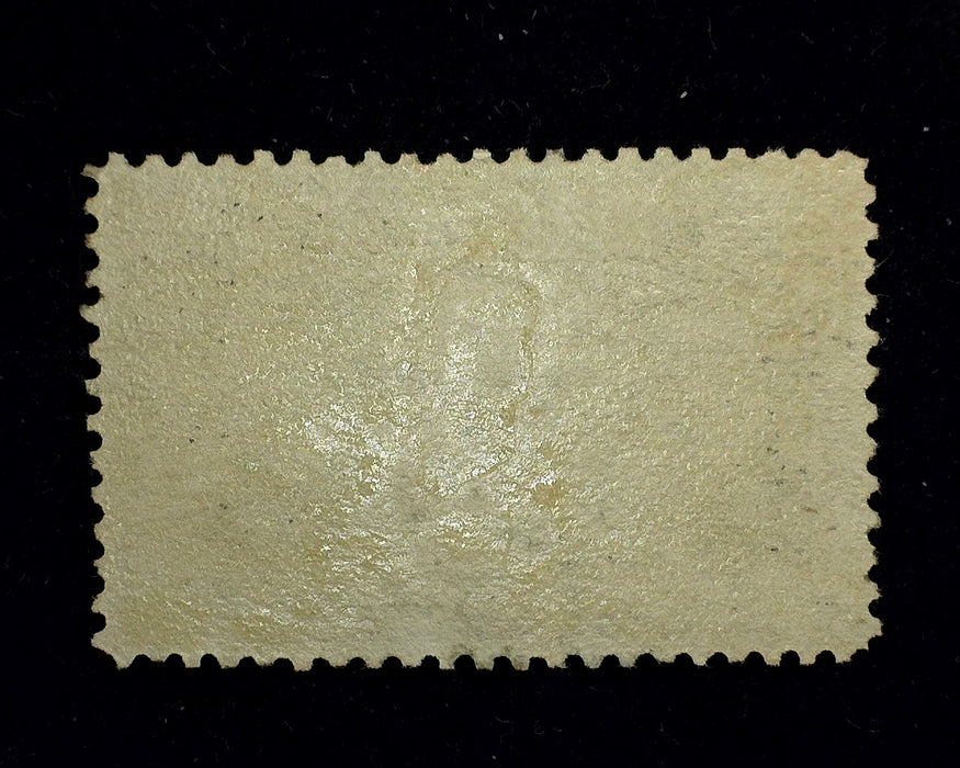 #245 Mint 5 Dollar Columbian Disturbed gum. Nice appearing Desirable value. F H US Stamp