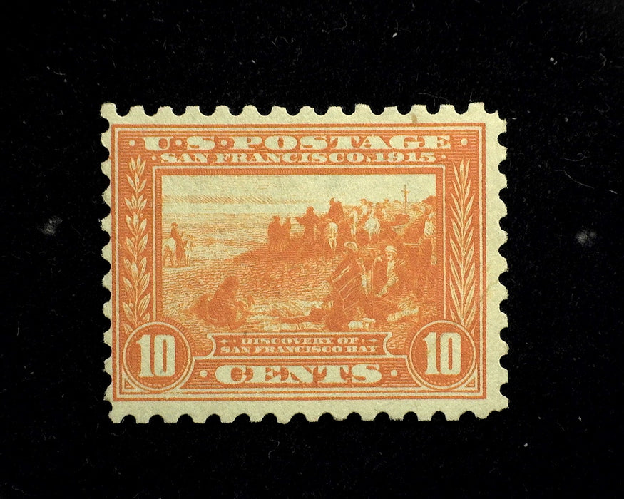 #404 Mint 10 Cent Panama Pacific F Regummed US Stamp