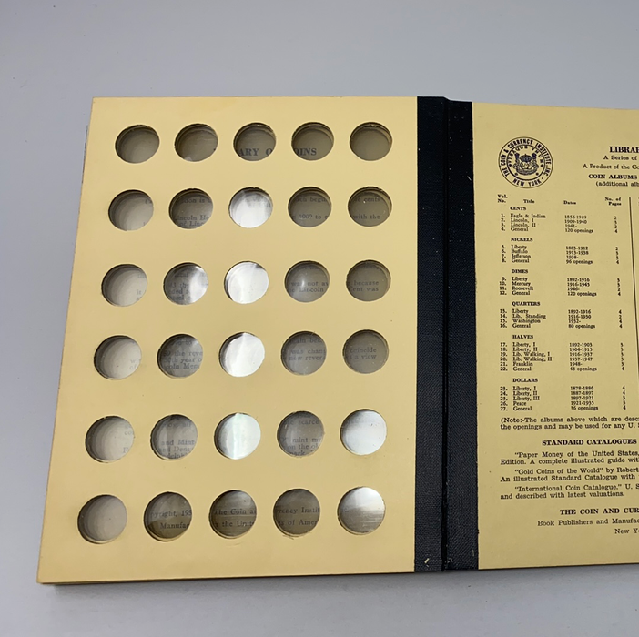 Library of Coins Vol 2 Lincoln Cents Part 1 Coin Album-Used