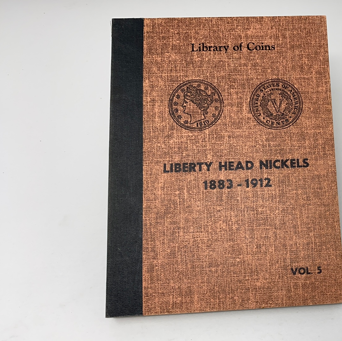 Library of Coins Vol 5 Liberty Head Nickels Coin Album-Used