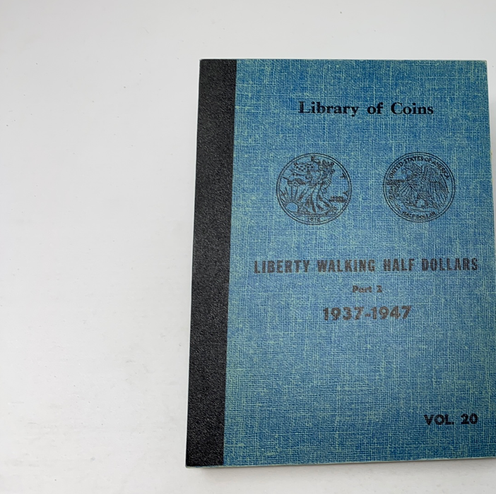 Library of Coins Vol 20 Liberty Walking Half Dollars P2 Coin Album-Used