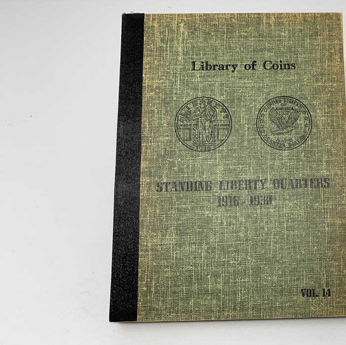 Library of Coins Vol 14 Standing Liberty Quarters Coin Album-Used