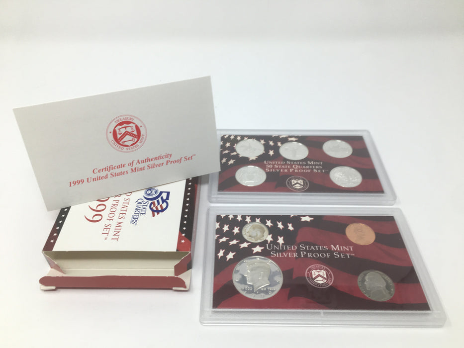 1999 S US Mint Silver Proof Set