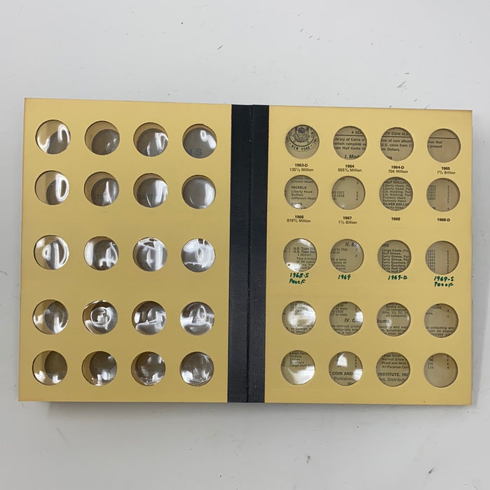 Library of Coins Vol 15 Washington Quarters Coin Album-Used