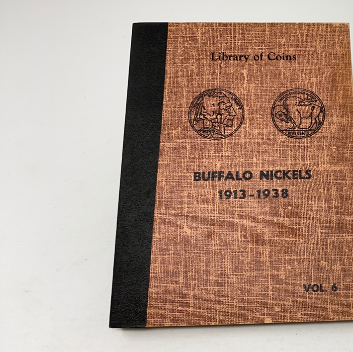 Library of Coins Vol 6 Buffalo Nickels Coin Album-Used