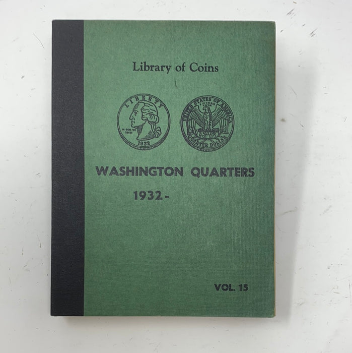 Library of Coins Vol 15 Washington Quarters Coin Album-Used