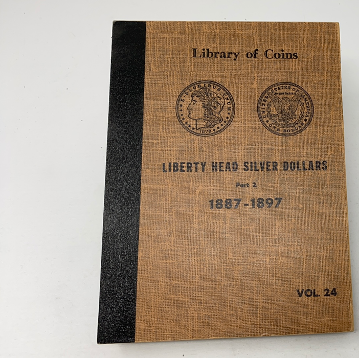 Library of Coins Vol 24 Morgan Silver Dollars Part 2 Coin Album-Used