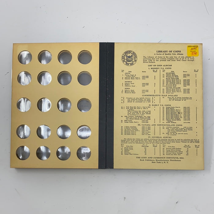 Library of Coins Vol 15 Washington Quarters Coin Album-Used