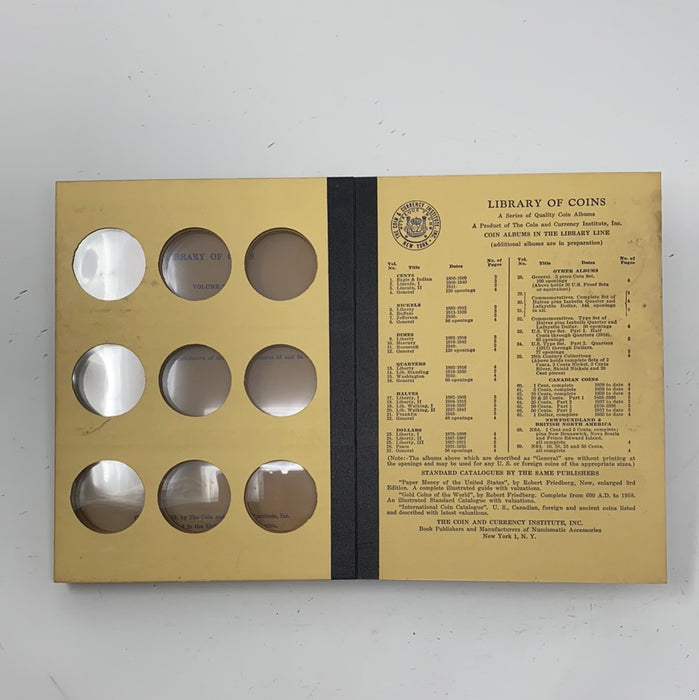 Library of Coins Vol 25 Morgan Silver Dollars Part 3 Coin Album-Used