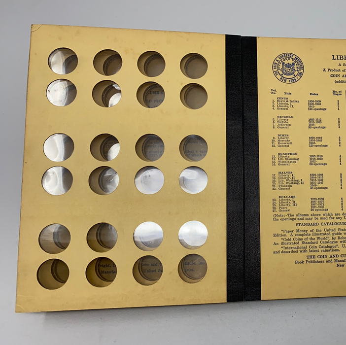 Library of Coins Vol 6 Buffalo Nickels Coin Album-Used