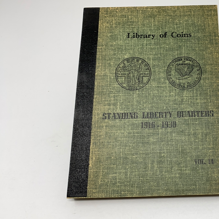 Library of Coins Vol 14 Standing Liberty Quarters Coin Album-Used