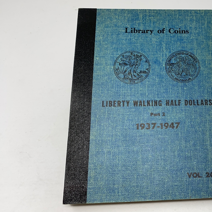 Library of Coins Vol 20 Liberty Walking Half Dollars P2 Coin Album-Used