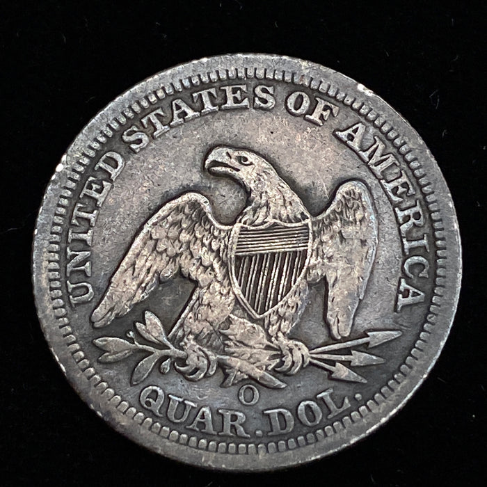 1854 O Liberty Seated Quarter VF - US Coin